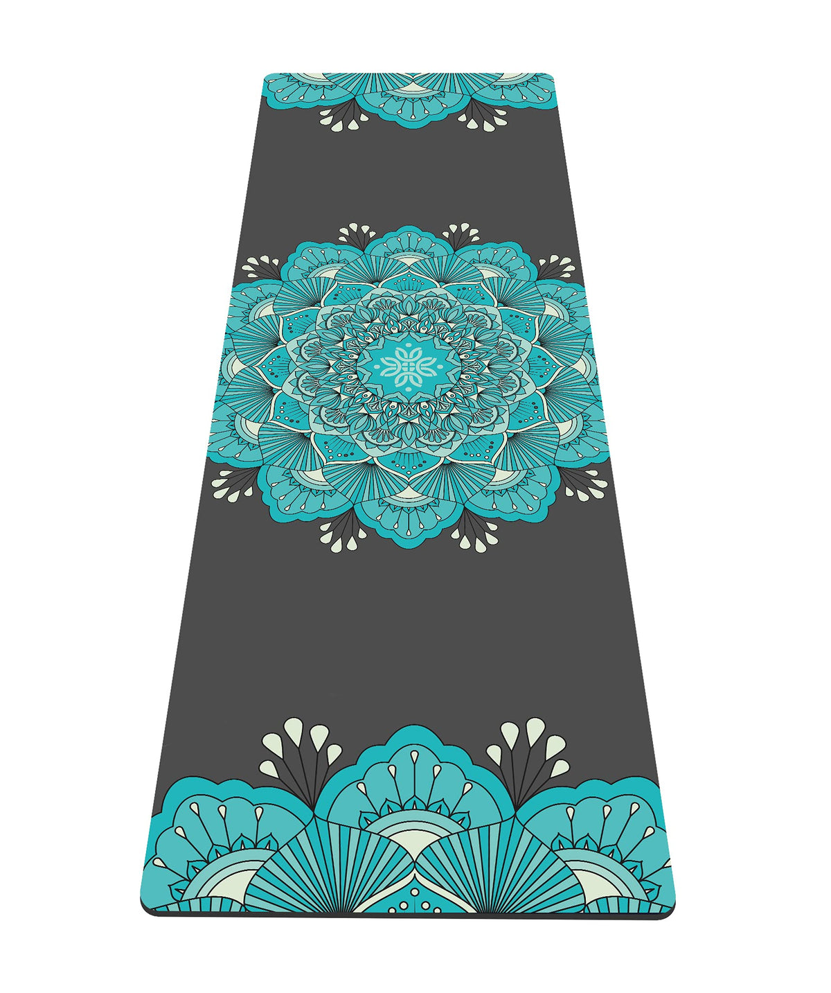 Yoga Mat Print Extra Thick TPE Non Slip Fitness Exercise Mat with Carrying Bag (MX)