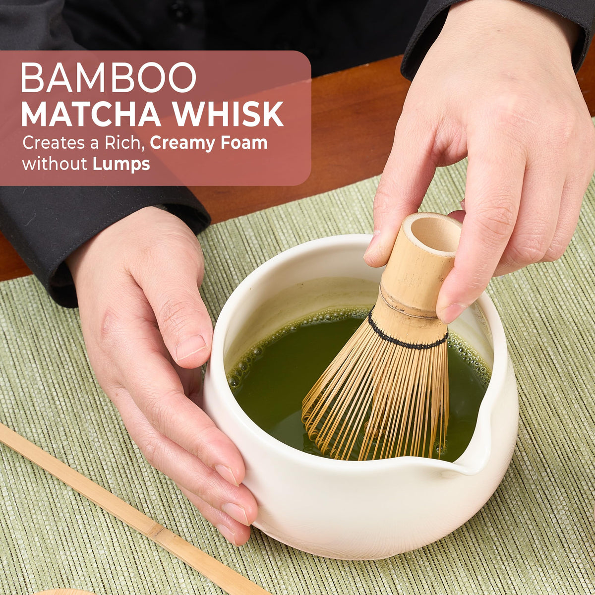 18 OZ Matcha Whisk Set (Pink)