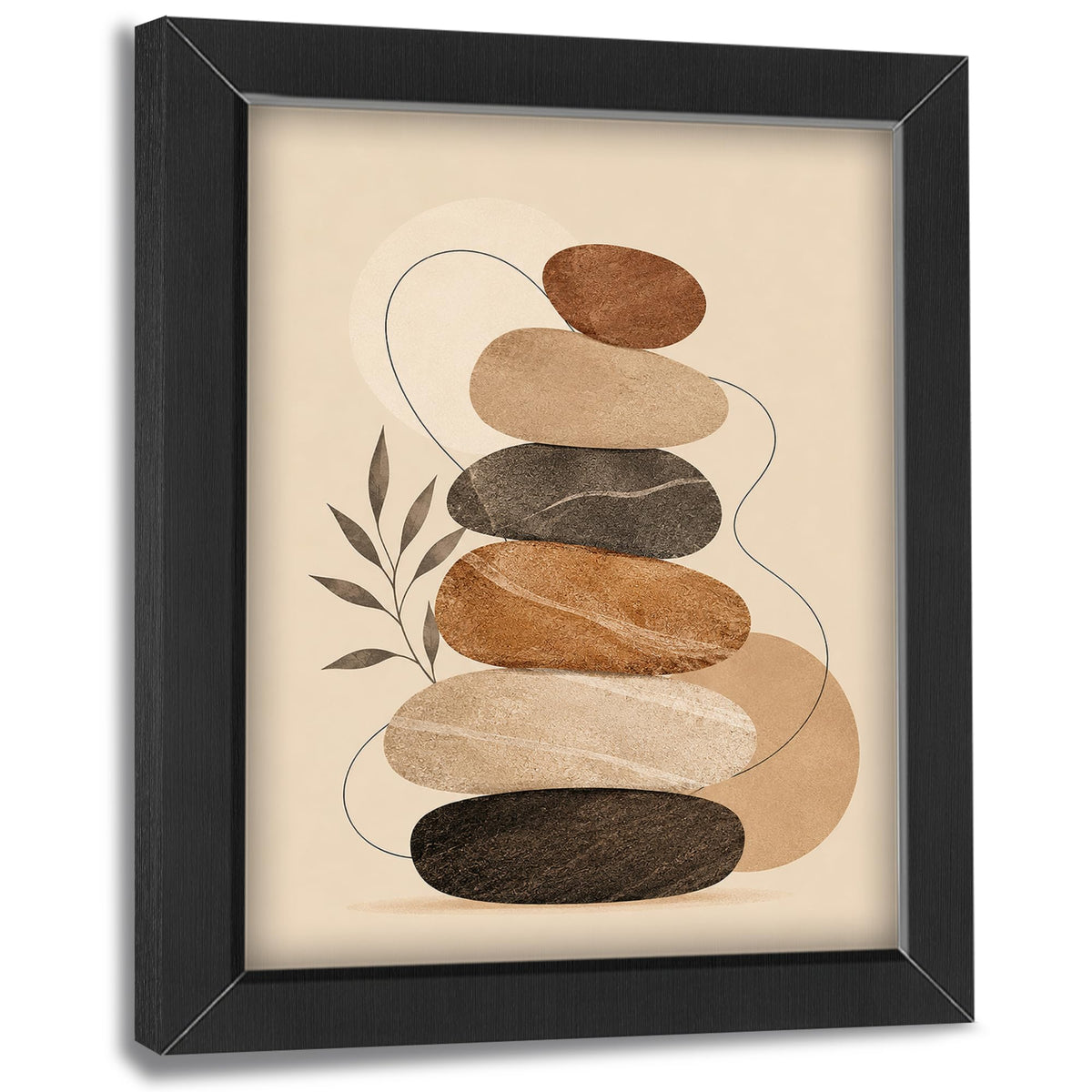 Funny Bathroom Decor Wall Art (Framed Bathroom Art 928 / 20"L x 16"W)