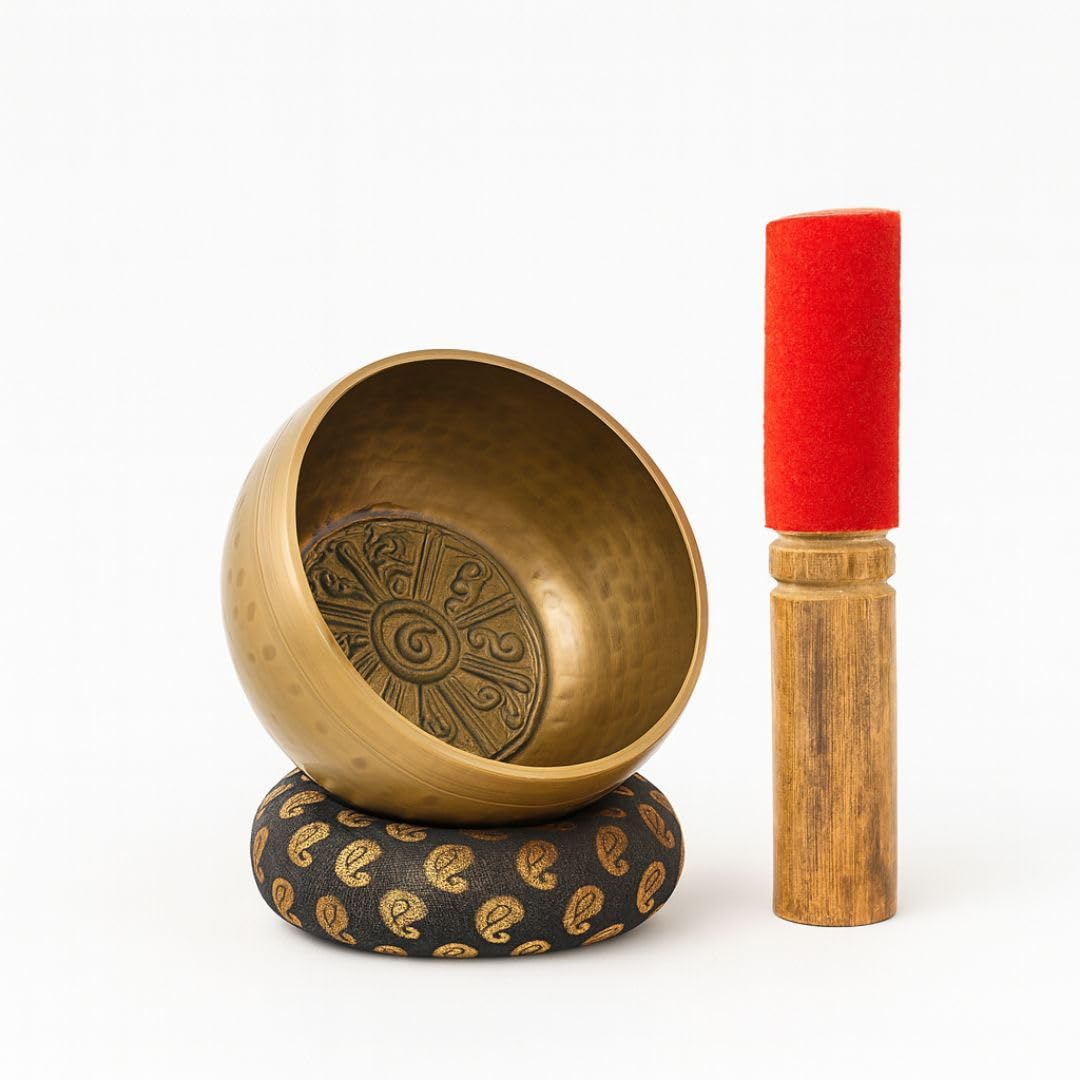 Tibetan Singing Bowl Set 4" (4" Hammered)