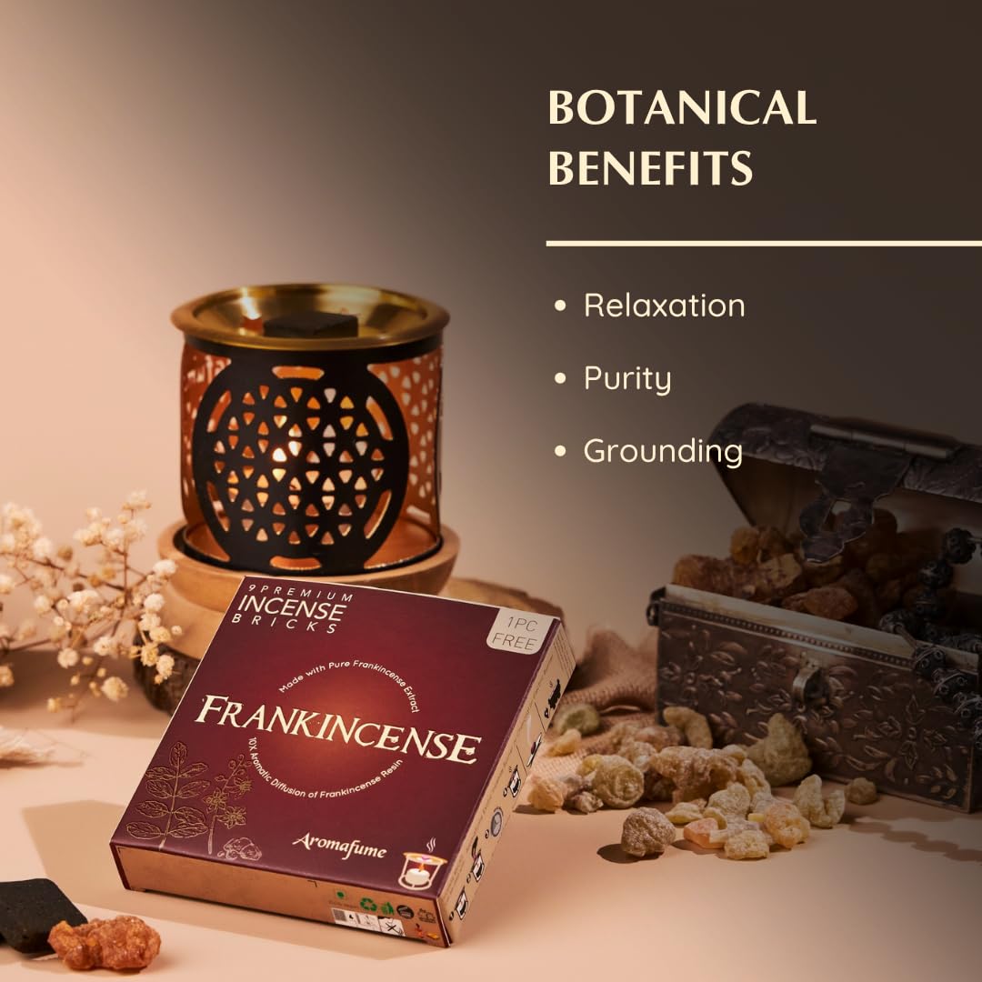 Frankincense Incense Bricks Refill Pack from Somaliland (Frankincense (Pack of 3))