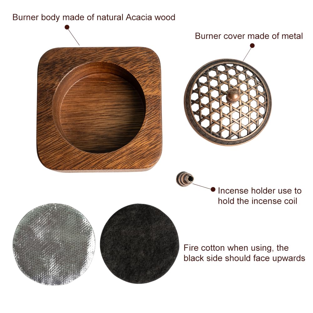 Square Incense Burner Holder (Square Incense Burner)