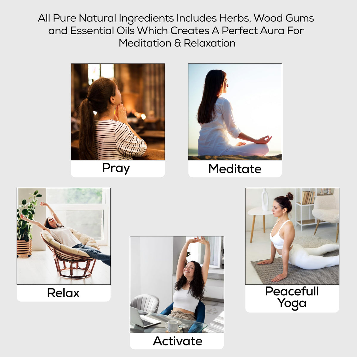 100% Natural Copal Incense Sticks 100 gm Pack (Copal)