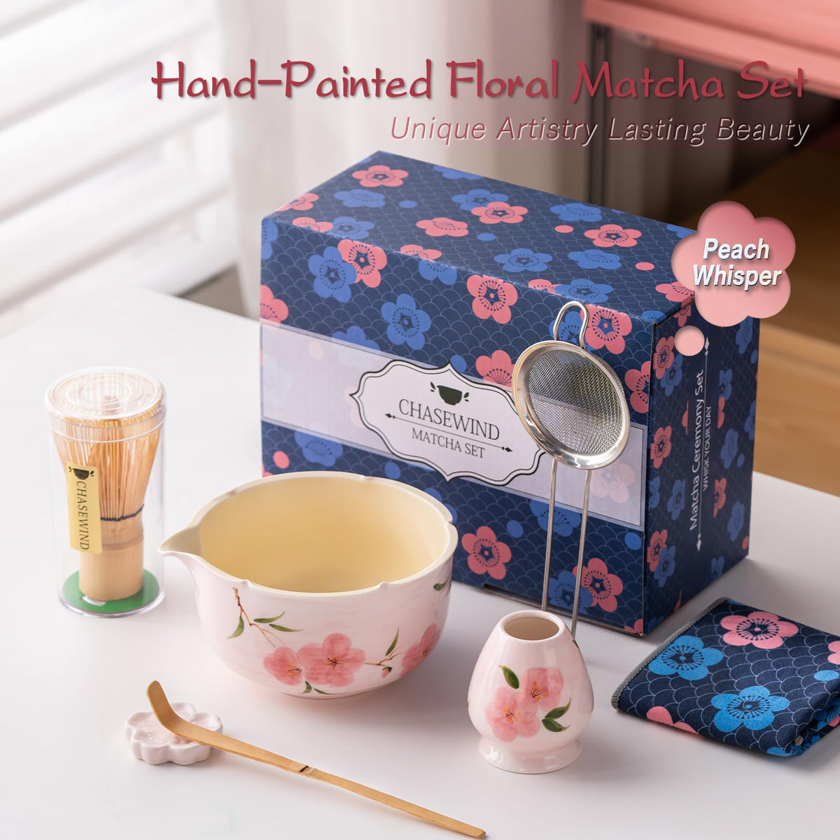 Matcha Whisk Set (Pink)