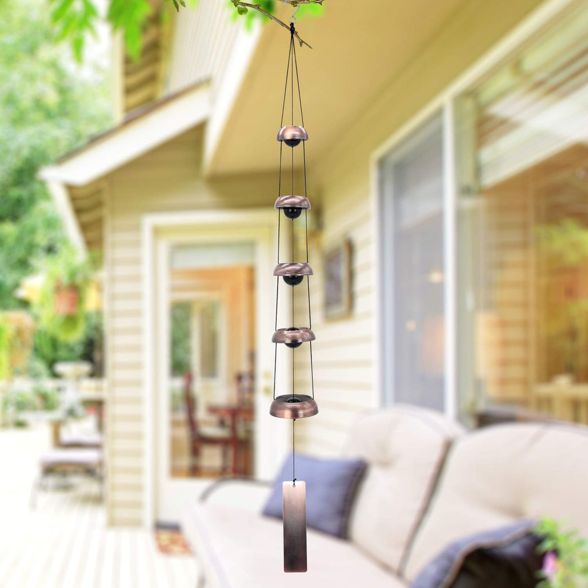 Copper Wind Chimes (5 Copper Bell)