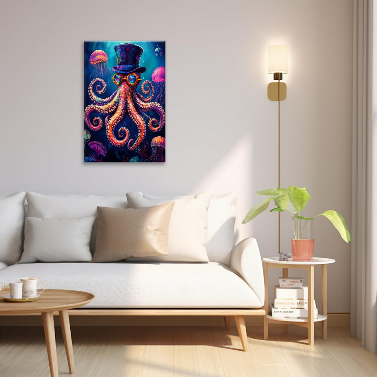 Octopus Wall Art (Octopus 1 / 24L" x 16W")