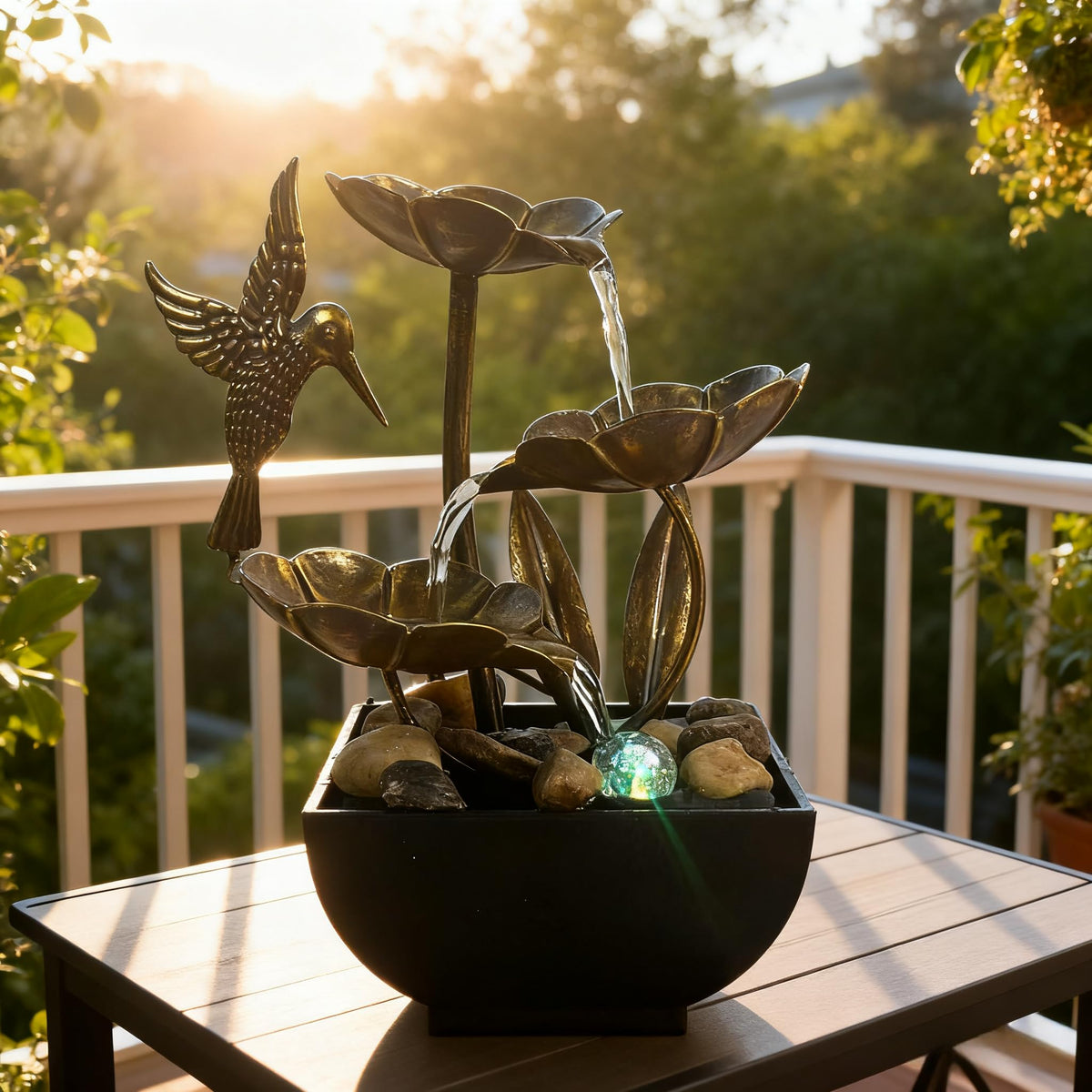 Tabletop Fountain (Bronze / 9“)