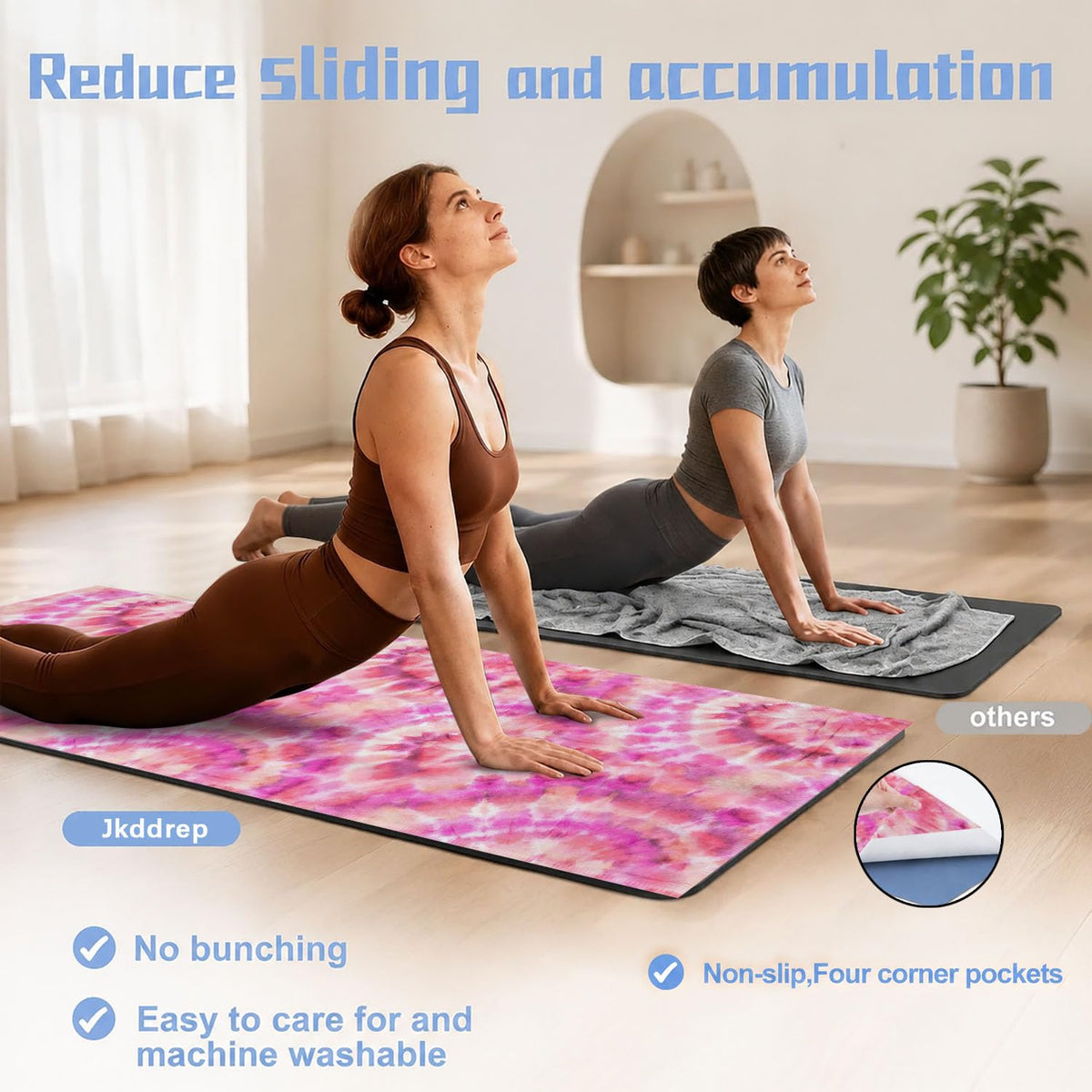 Yoga Mat Towel (Tie Dye-02 / Large)