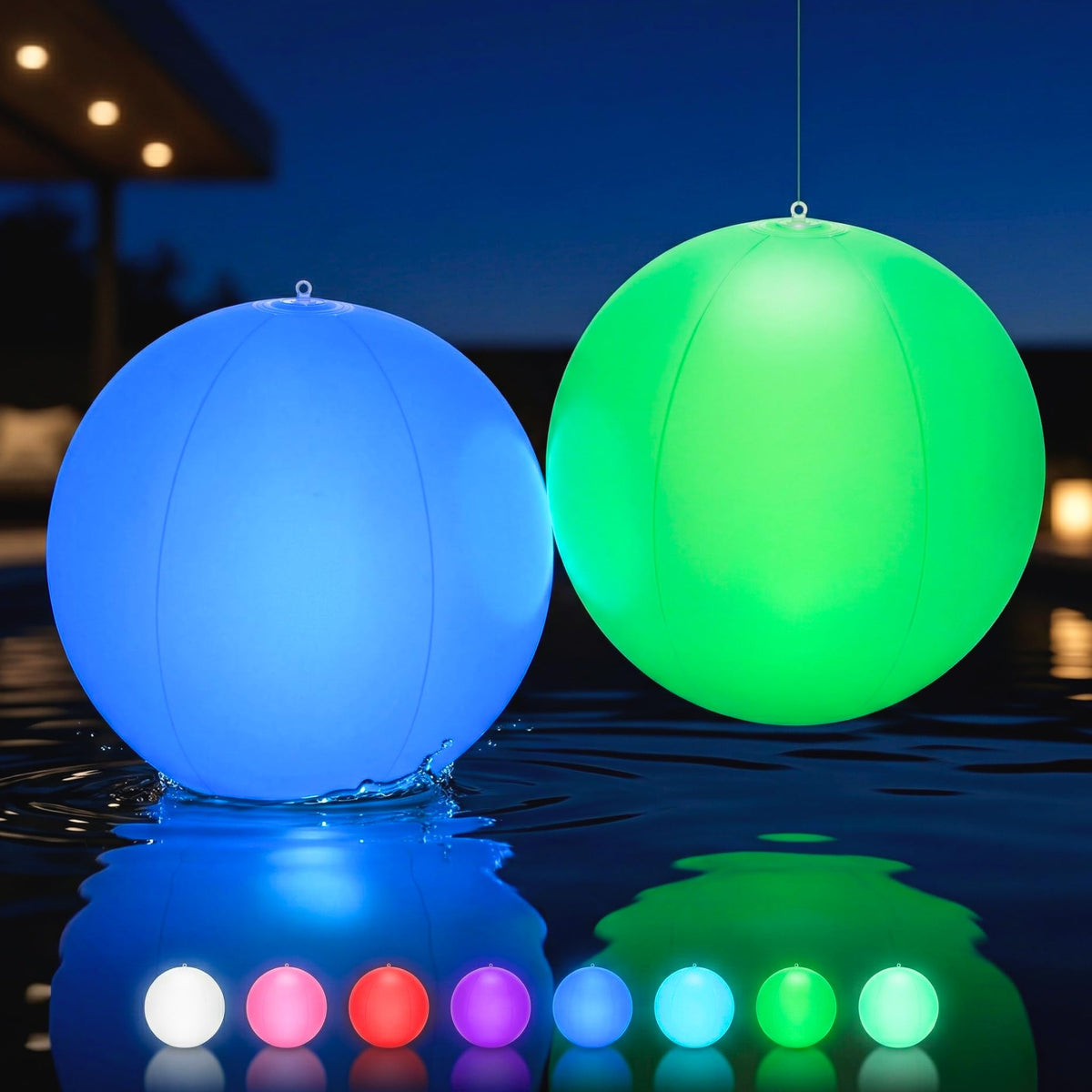 Solar Floating Pool Lights (Multiple)