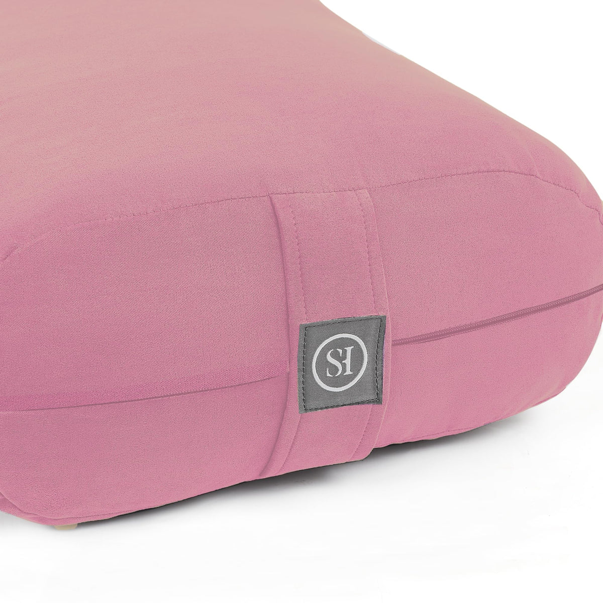 Meditation Cushion Yoga Bolster Pillow for Restorative Yoga (Lavender / Rectangular (Filled with 100% Cotton))