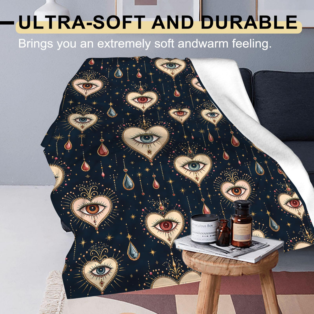 Mystic Eye Flannel Blanket (Mystic Eye / 40x50 inch)