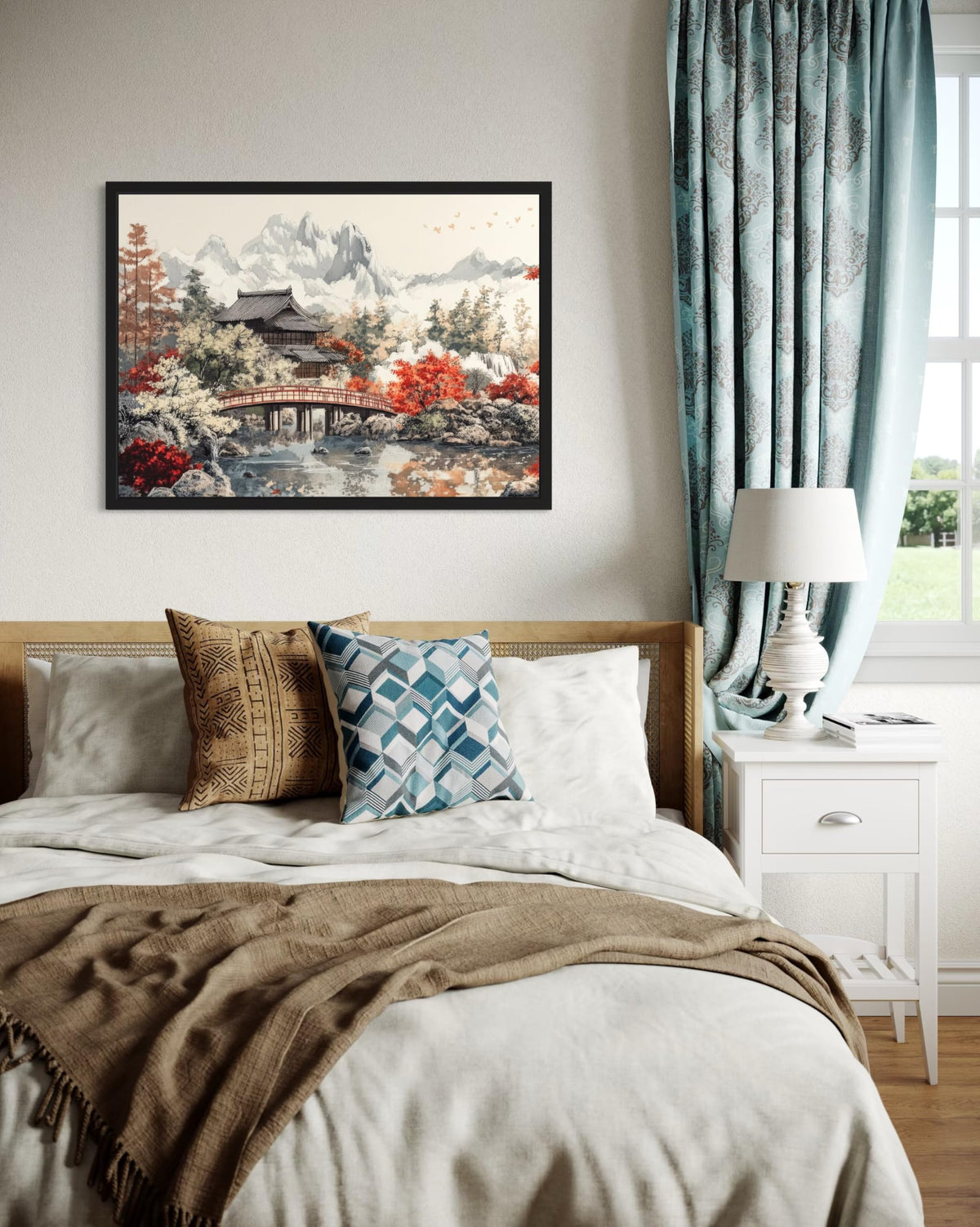 Zen Garden Unframed Wall Art Print Poster (Zen Garden / 36"L x 24"W)