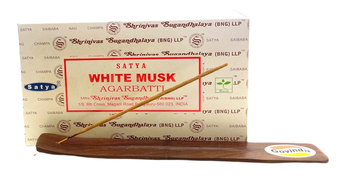 Incense Stick Holder Bundle with Satya Bangalore (White Musk)