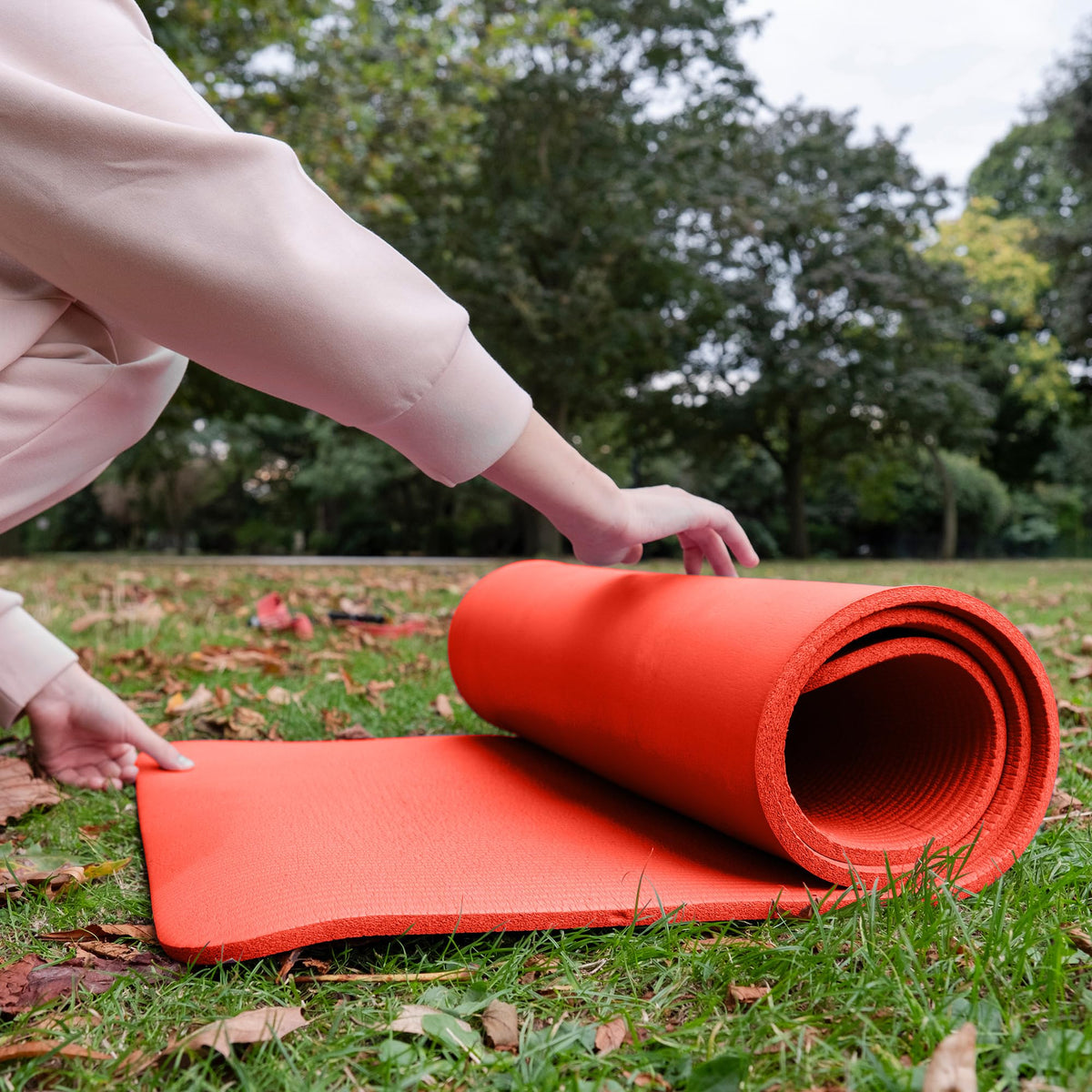 GoCloud 71x24 Inches Extra Thick Yoga Mat (Red)