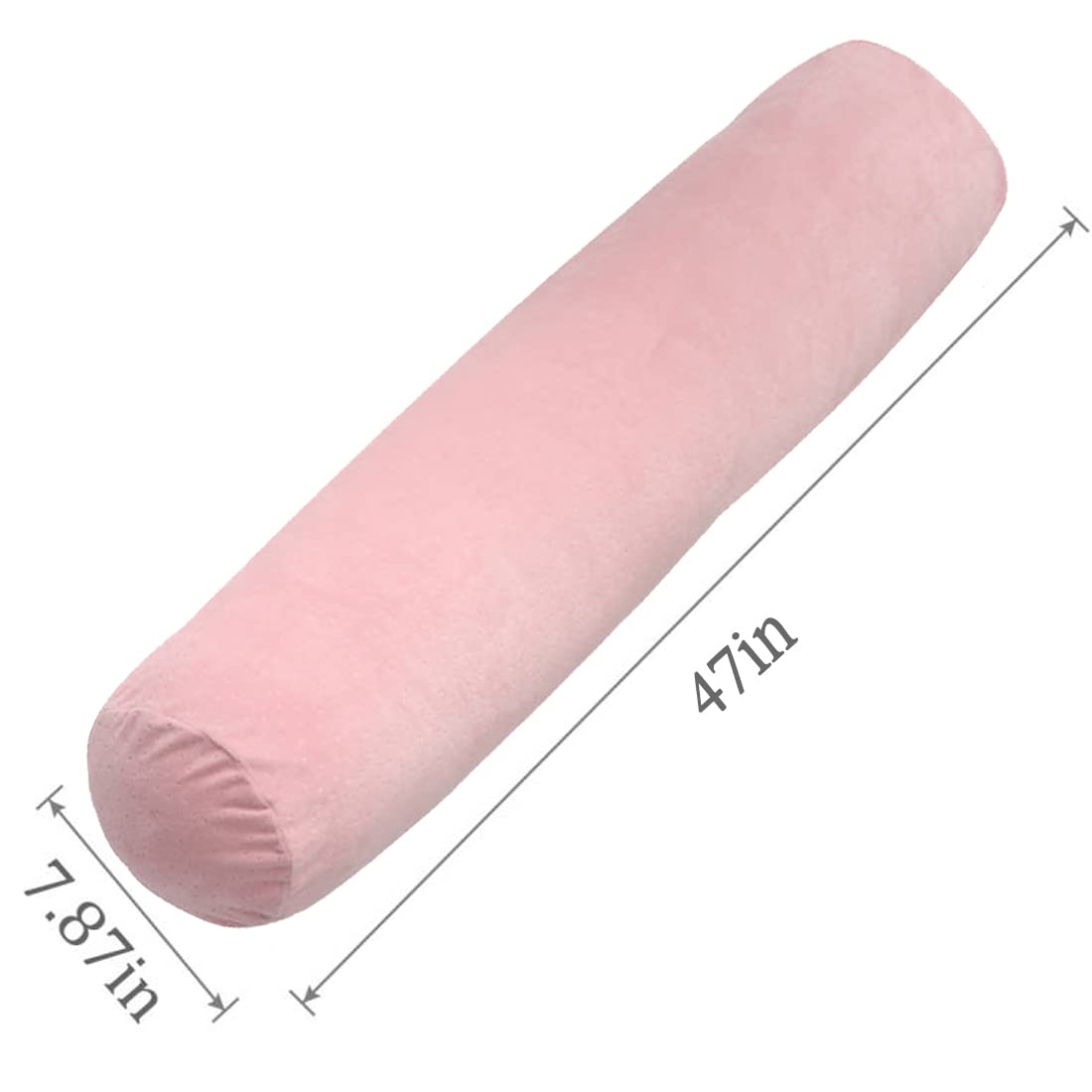 Body Pillow for Adults (Pink / 47 inch)