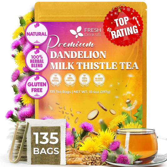 Premium Dandelion Milk Thistle Tea (1 Count)