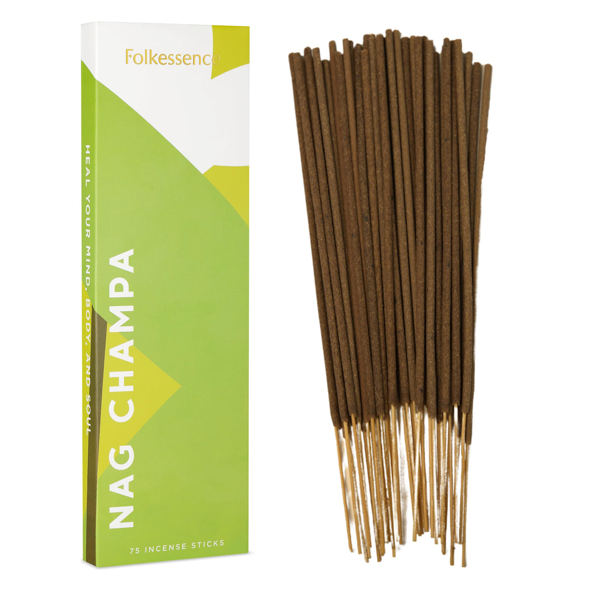 Premium Nag Champa Incense Sticks for Purification (Pack of 75)