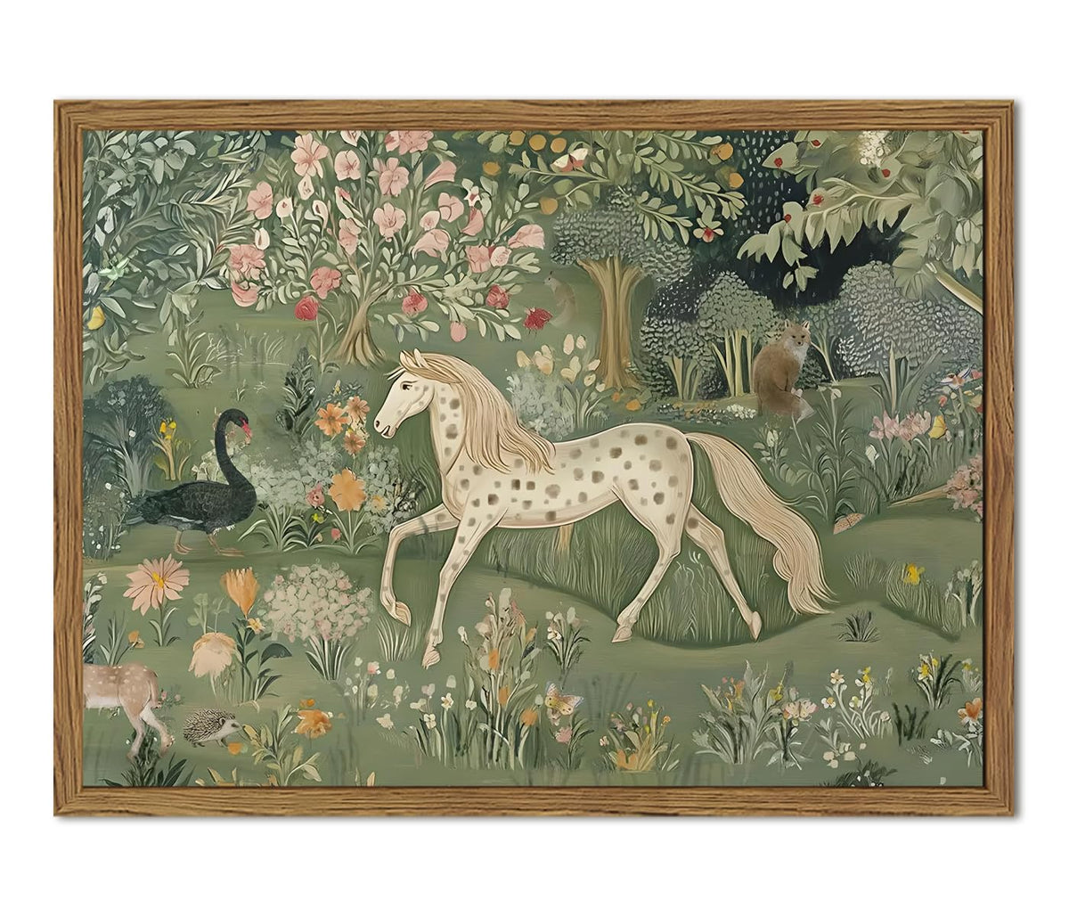 Funny Horse Wall Art (Animal-E / 16"L x 12"W)