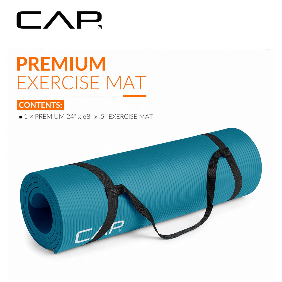 1 2" Thick Yoga Mat (Teal / Yoga Mat)