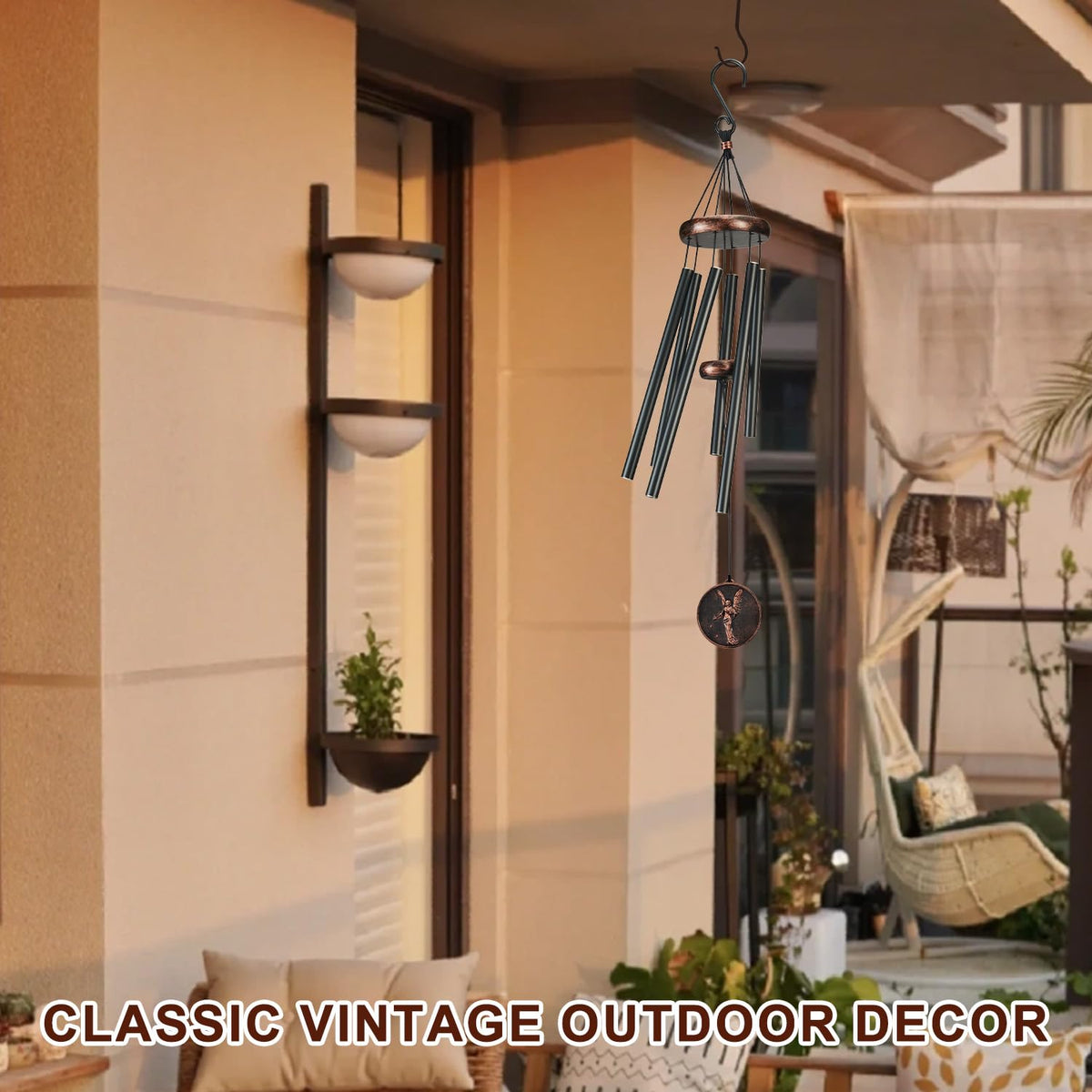 32" Angel Wind Chimes for Outside (32" Angel)