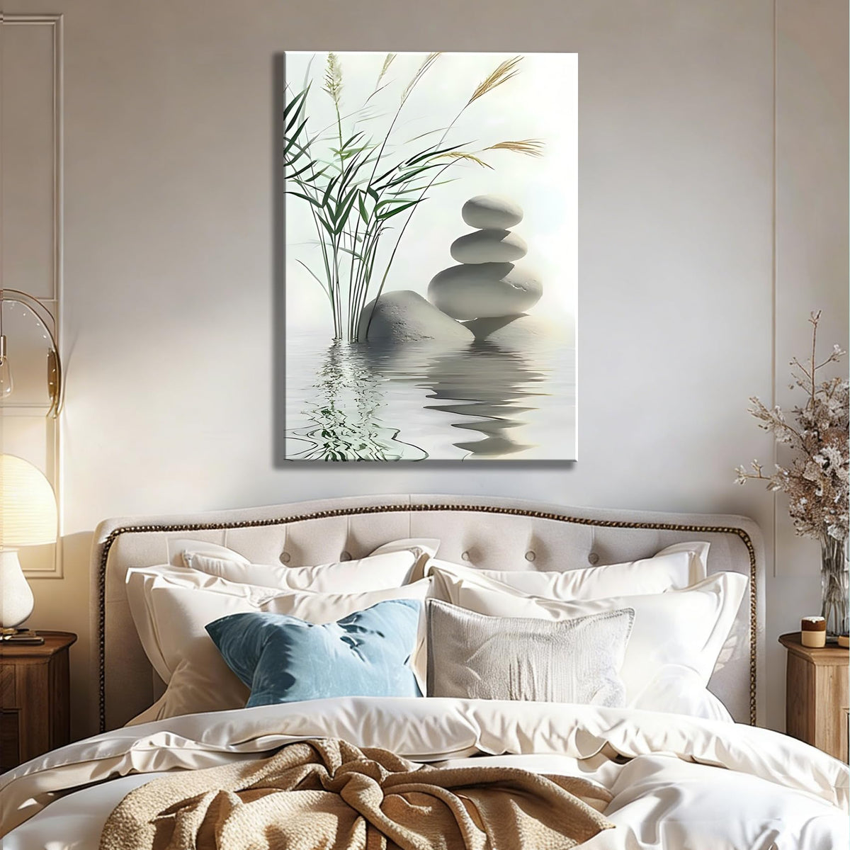 Zen Wall Art Spa Canvas Print (Pictures21 / 36"L x 24"W)