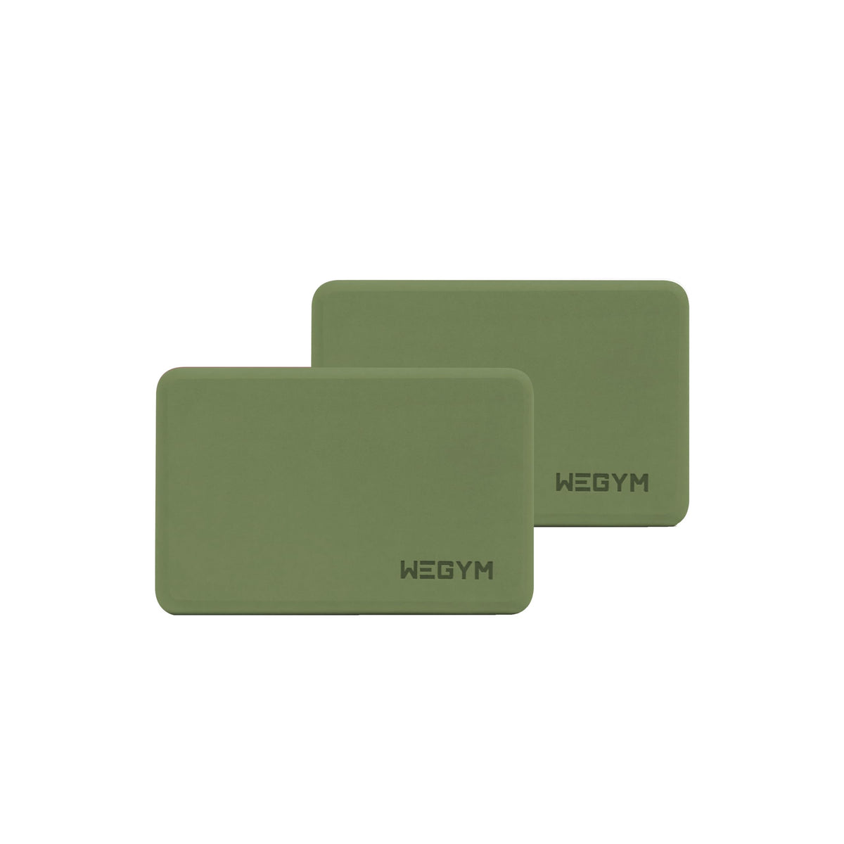 Yoga Blocks Pilates Training with Anti Slip Grip (EVA / Forest Set)