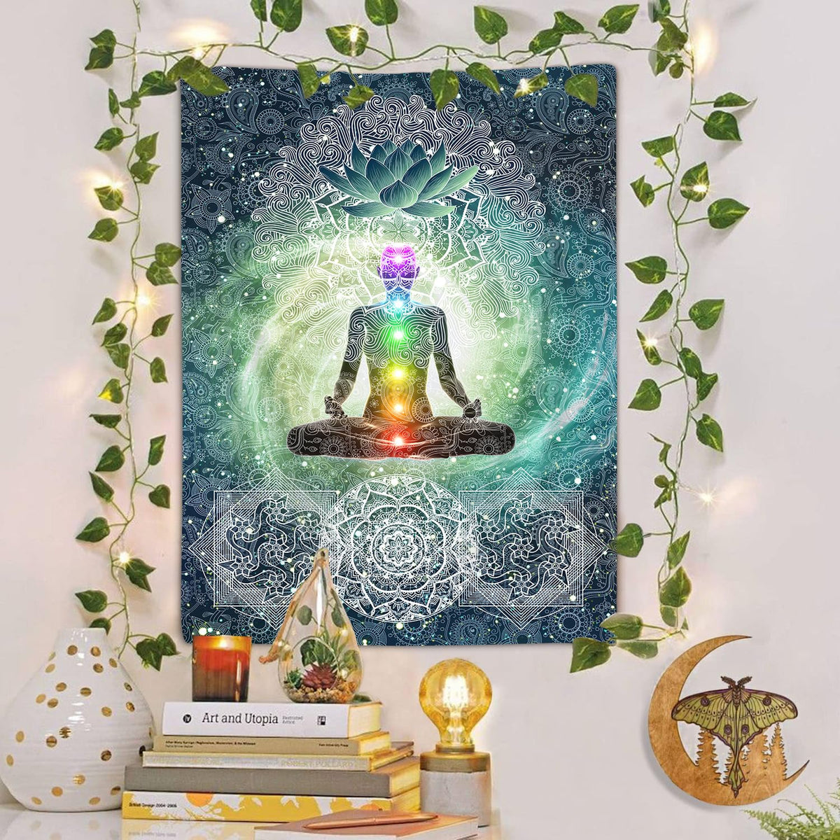 Meditation Vertical Tapestry (60"L x 40"W)