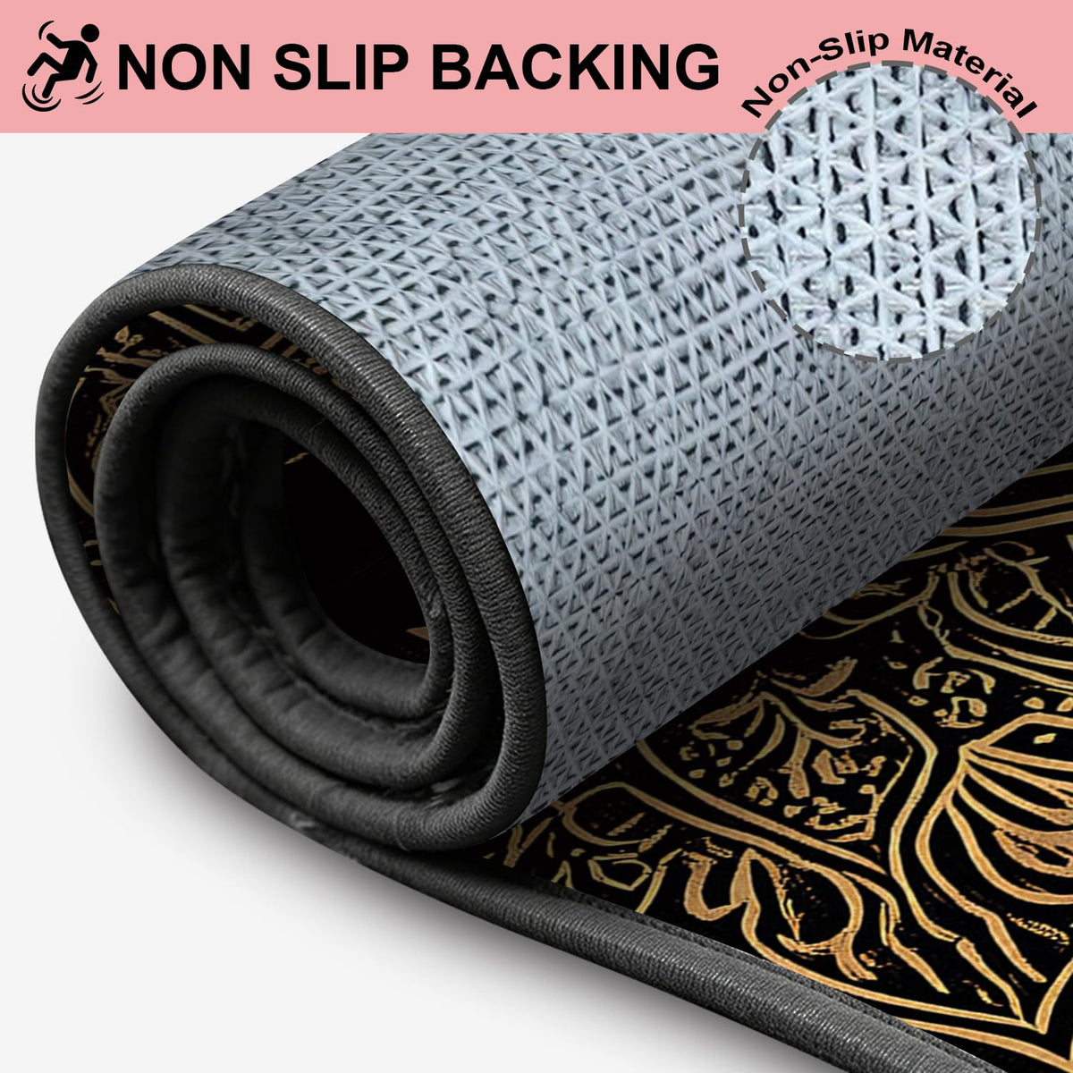 Semicircular Entrance Door Mat 24" x 36" (#36 / 2' x 3' (Semicircular))
