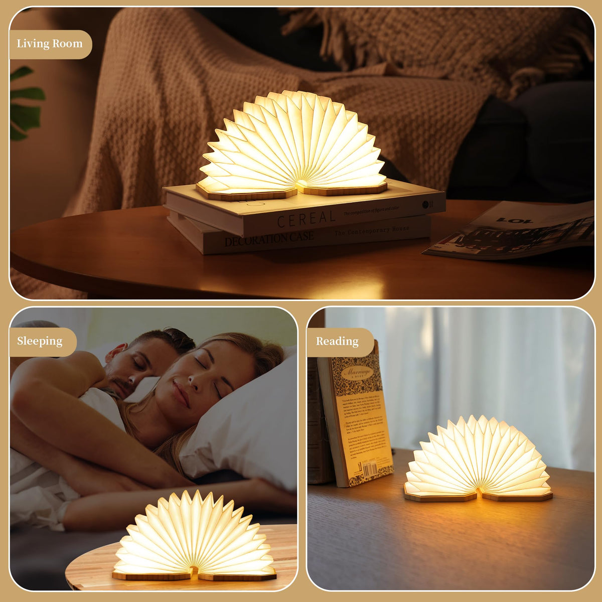 Paper Lamp Japanese Gifts House Warming Gifts (accordion)