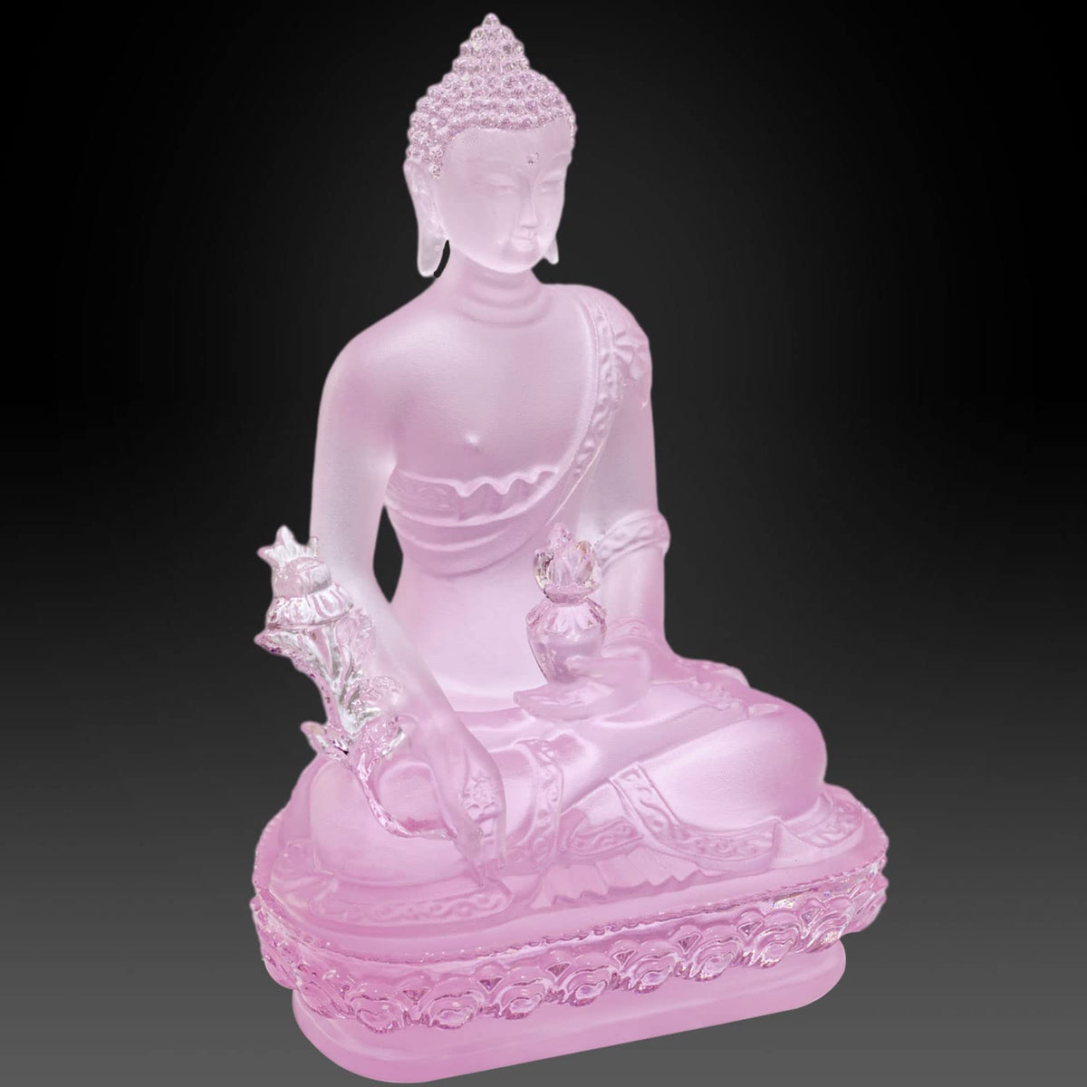 Tibetan Medicine Buddha Statue (Purple)