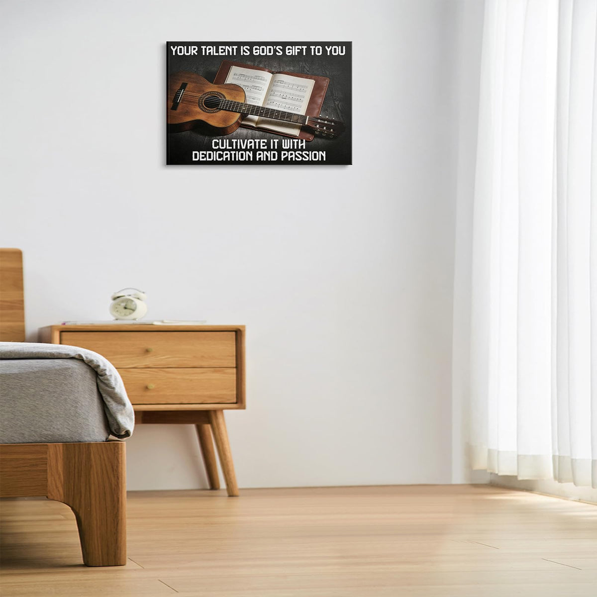 Inspirational Guitar Wall Art (1p-Guitar / 18L" x 24W")