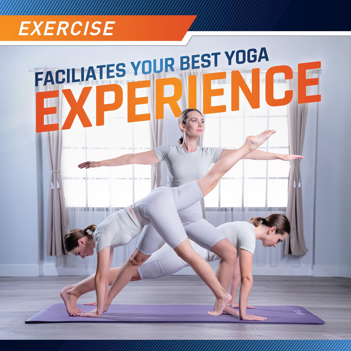 Circuit Fitness by Marcy 1 (Sapphire Blue / 1/2-inch)