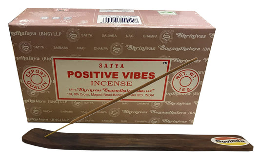 Incense Stick Holder Bundle with Satya Bangalore (Positive Vibes)
