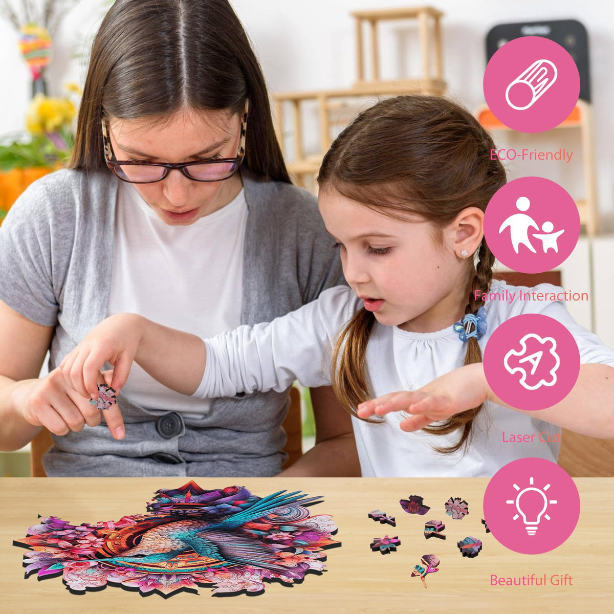 500 piece Puzzles for Adults (Hummingbird / 500 pieces)