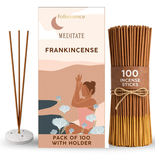 Incense Sticks with Holder (Pack of 100)