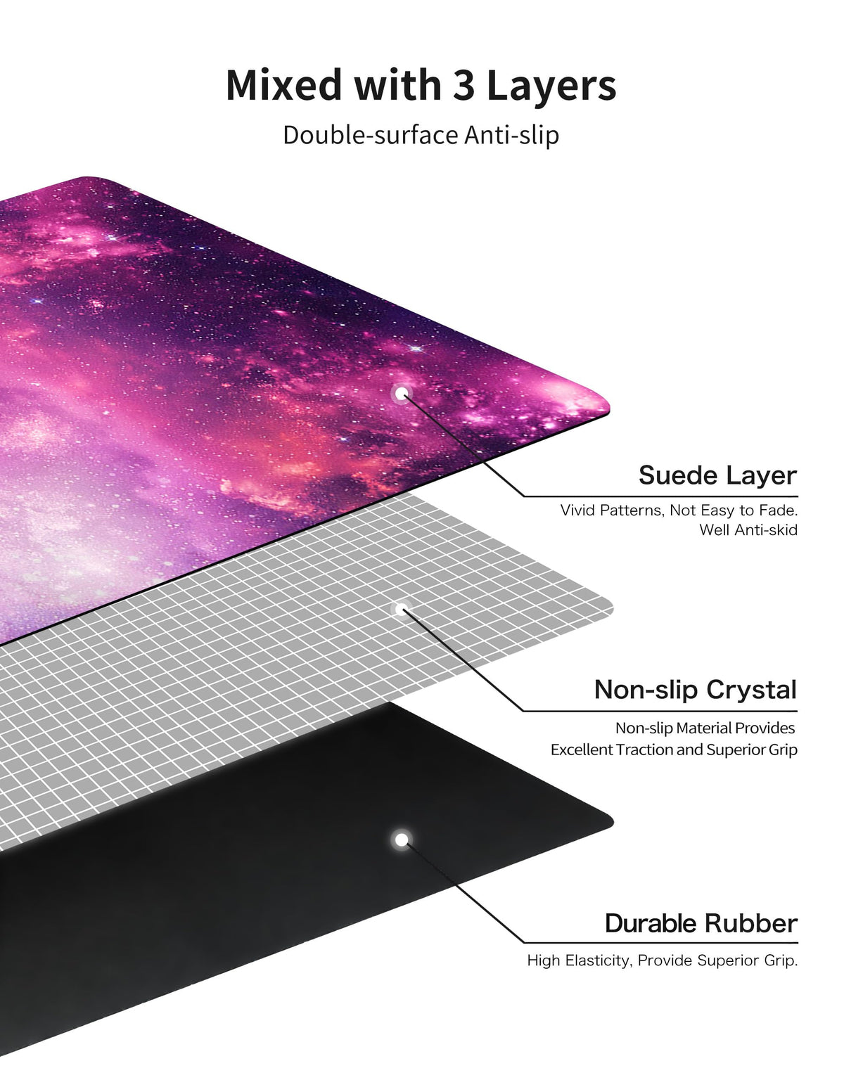 Printed Travel Yoga Mat (ZiSeXingKong)