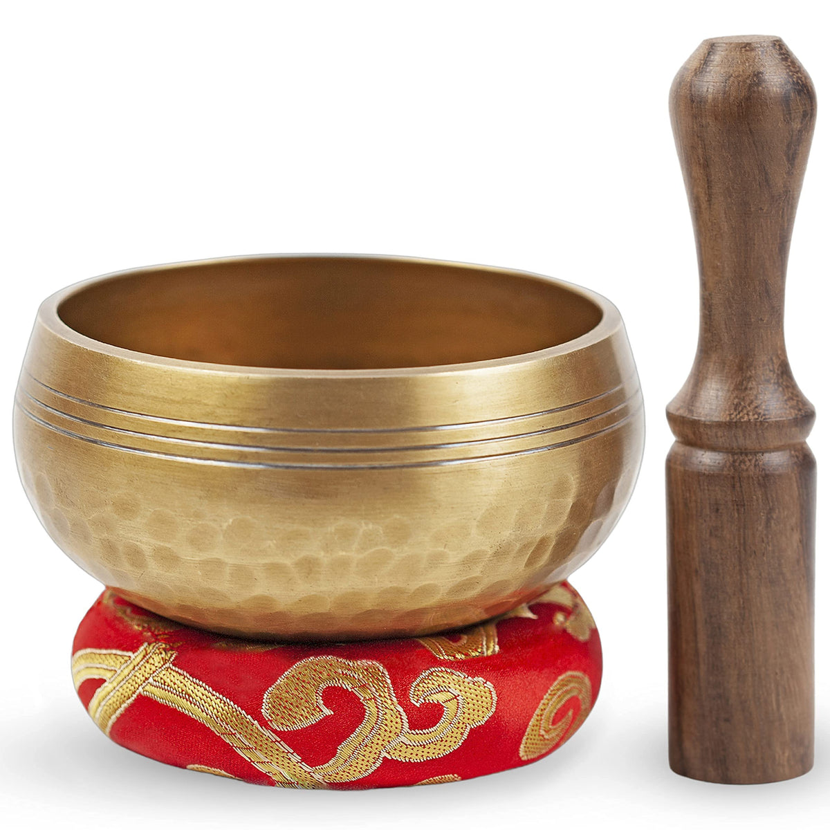 Tibetan Singing Bowl Set (Gold - 3.5 Inch)