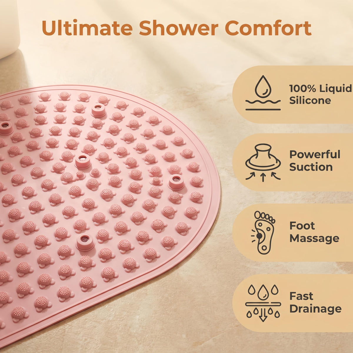 Foot Massage Acupressure Mat for Foot Pain Plantar Fasciitis Relief