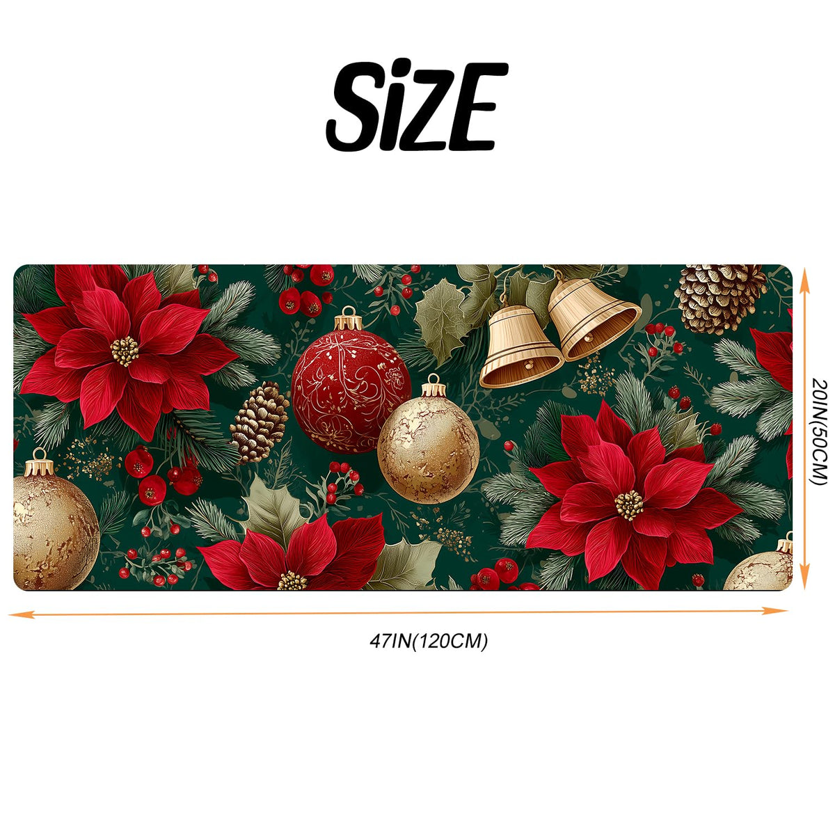 Christmas Laundry Room Rug 20x47 Inch (#30)