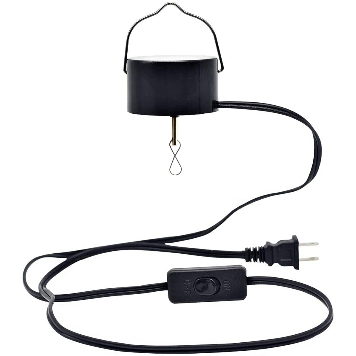 Mirror Ball Motor Plug in (Shiny Black / Plug In Motor)
