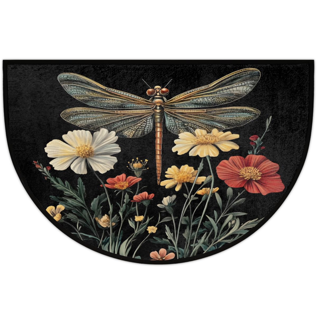 Front Door Mat Indoor Outdoor Entrance (A-04 Dragonfly)