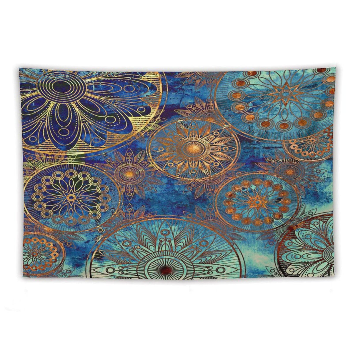 Boho Floral Tapestry Wall Hanging Retro Mandala Flower Vintage Mystical Dream Style Theme Tapestries Home Decor for Living Room Bedroom Apartment Farmhouse Dorm 60"x90" (60"L x 90"W / Mandala-30)