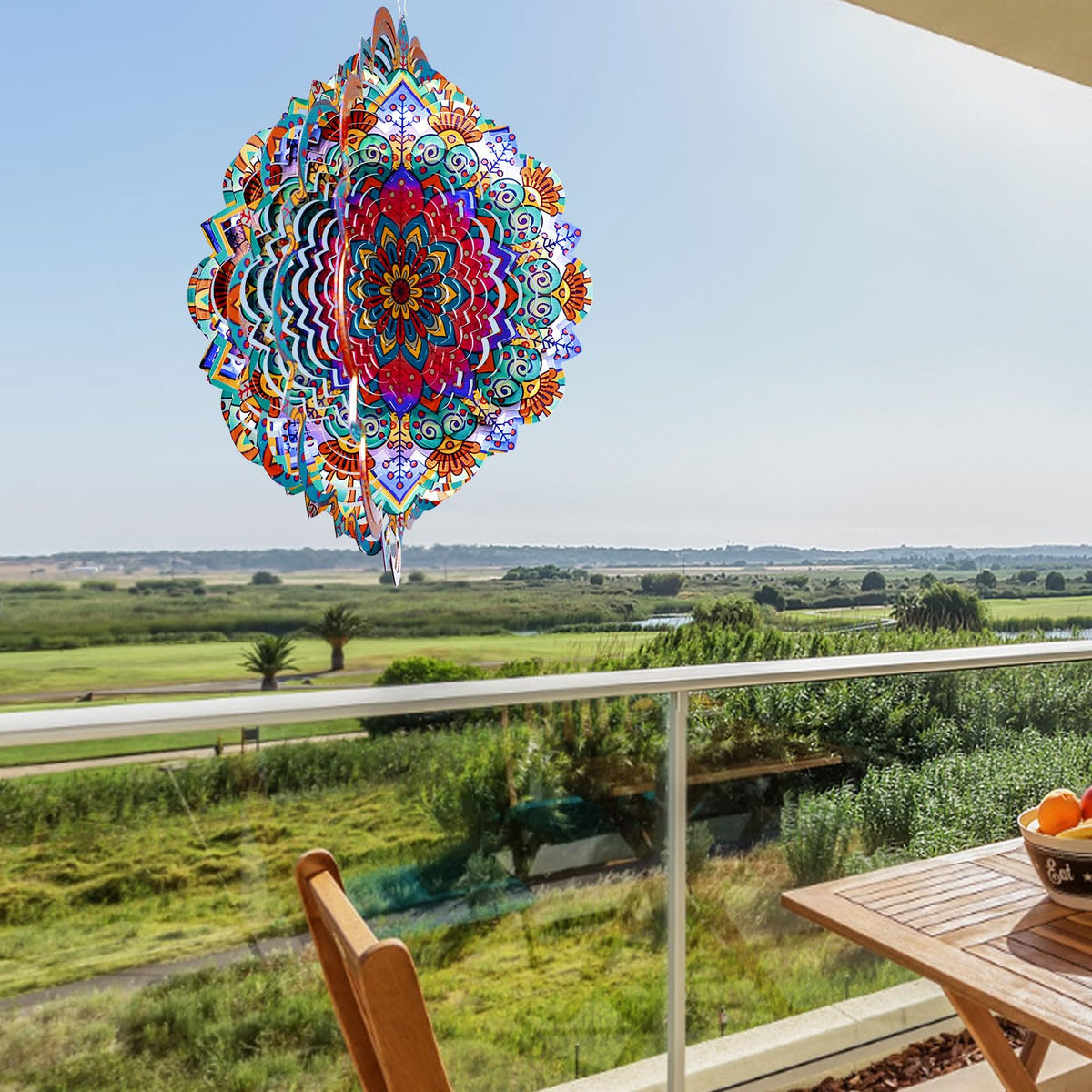 Wind Spinner Mandala Sunflower (Mandala Sunflower)