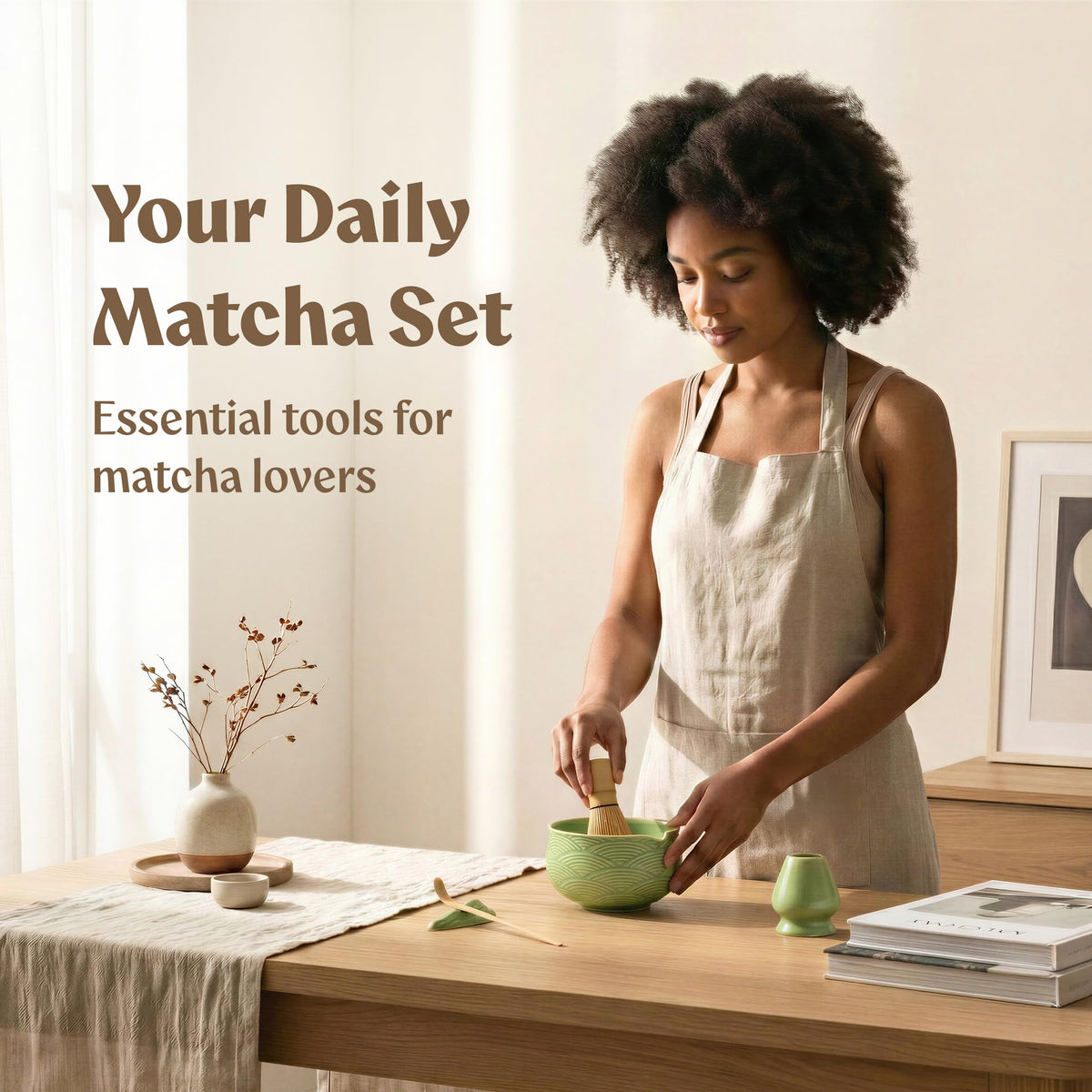 Matcha Whisk Set (Green)