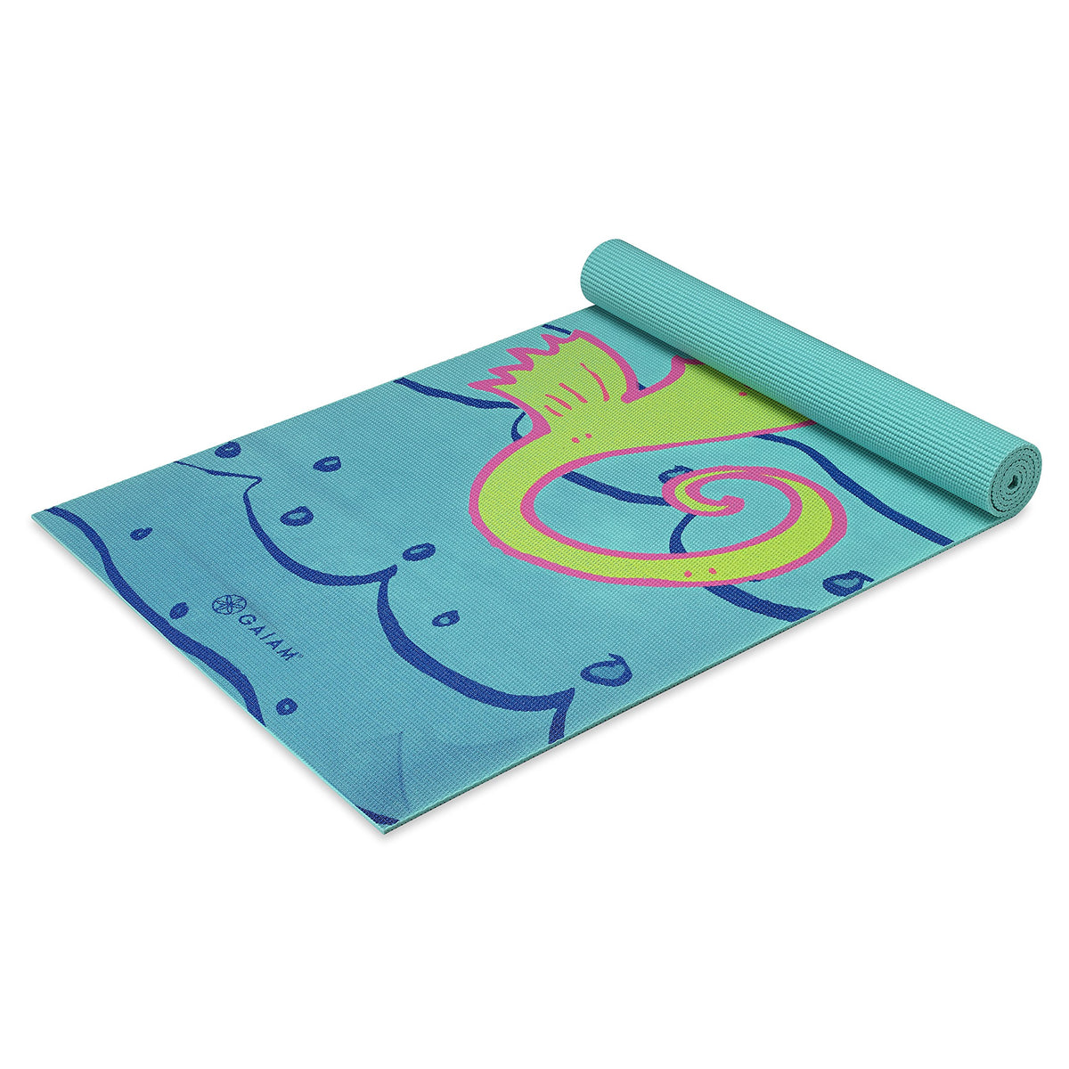 Kids Yoga Mat Exercise Mat (Seahorse)