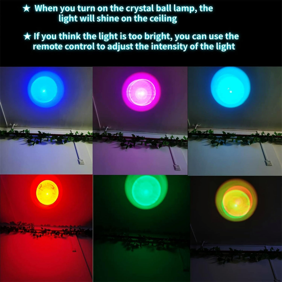 Large Mushroom Crystal Ball Night Light with Woodern Base (Mushroom)