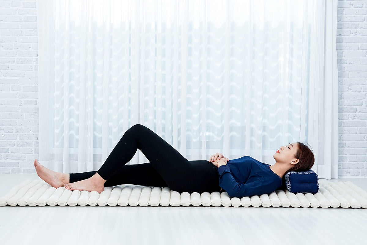 Yoga Block Floor Cushion for Yoga Practice (Cbt2 - Dark Blue)