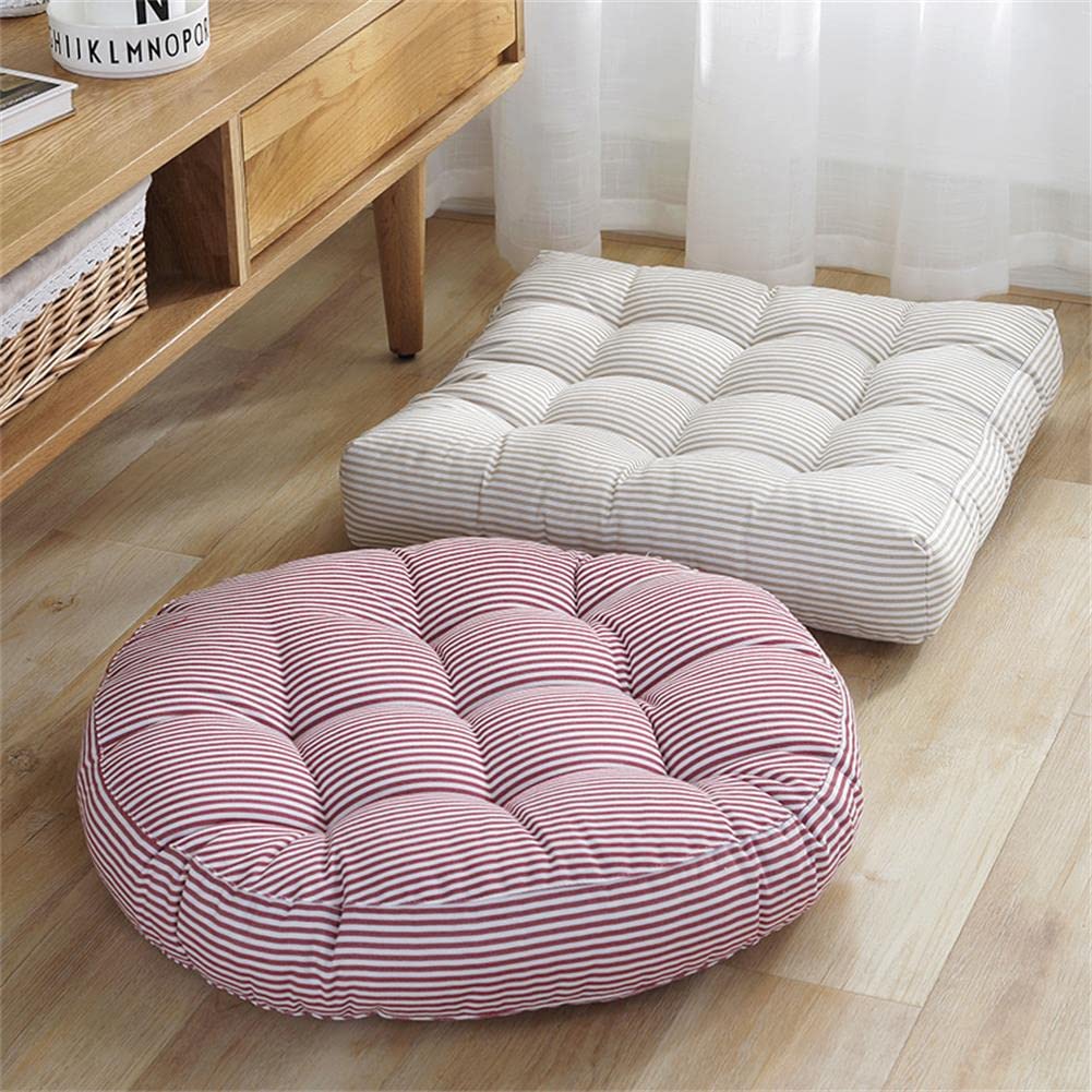22 Inch Square Floor Cushions ((Square)|beige / 22x22 inch)