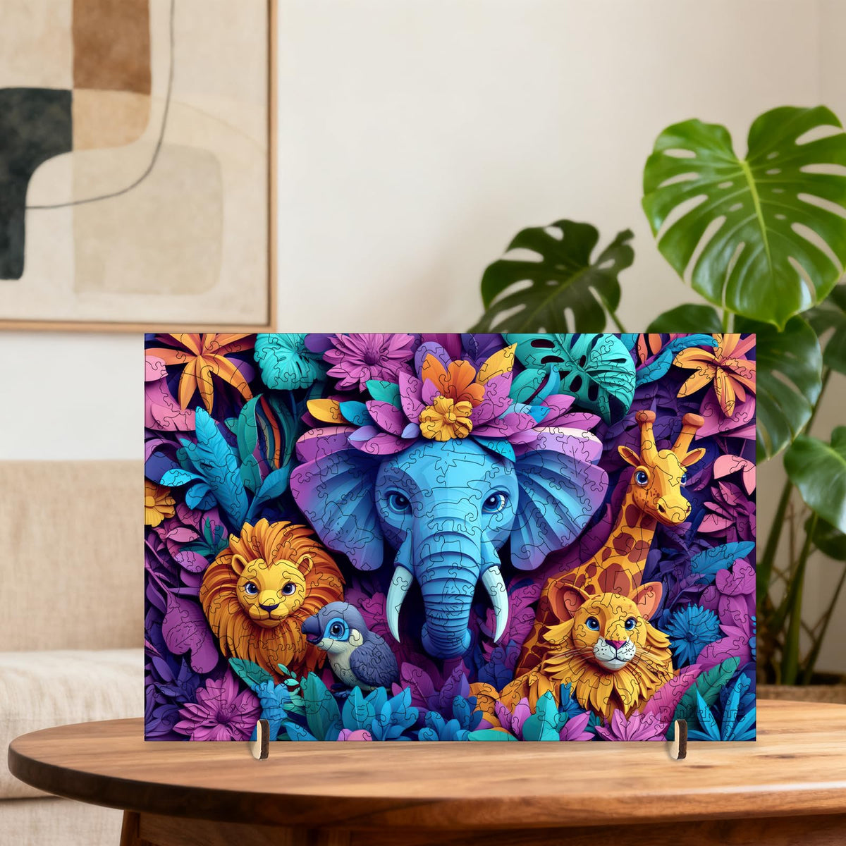 Wooden Puzzles for Adults (Animal World / 500 pieces)