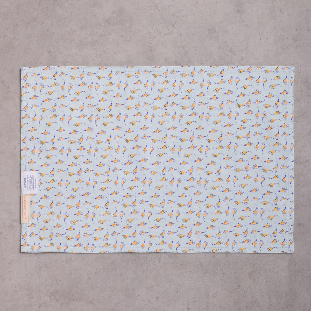 Placemats Set of 4 Reusable 100% Cotton (138 - Girassol / 13" X 19" (Pack of 4))